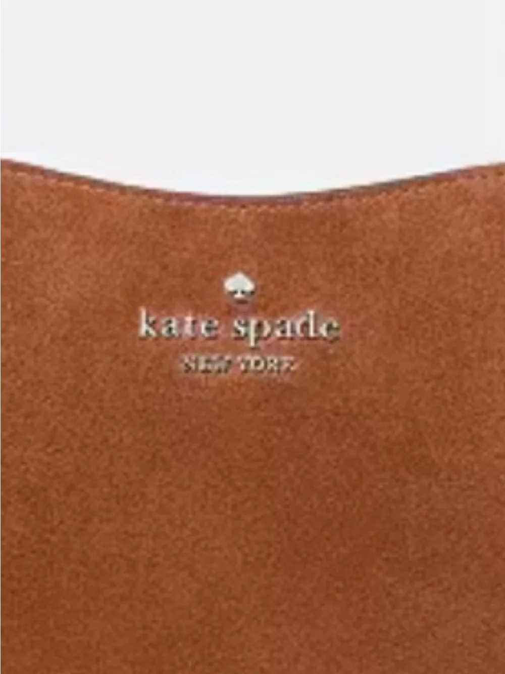 kate spade Suede Satchel in Chestnut Brown - Large